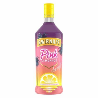 SMIRNOFF PINK LEMONADE is a refreshing liquor featuring a vibrant blend of zesty lemonade and subtle berry notes. This spirit is meticulously crafted in the United States