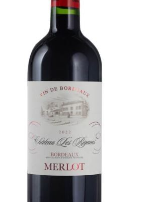 CH Les Riganes Merlot is a refined red wine showcasing rich flavors of dark berries