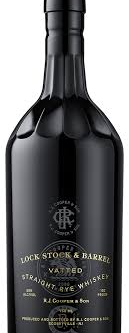 LOCK STOCK & BARREL VATTED 750ML is a premium liquor featuring a complex flavor profile characterized by rich notes of caramel