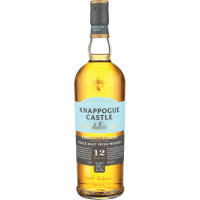 KNAPPOGUE CASTLE 12YR is a premium Irish whiskey characterized by its smooth and complex flavor profile. It offers notes of honey