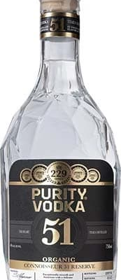 PURITY VODKA 51 is a premium vodka distilled from Swedish winter wheat and pure Swedish water