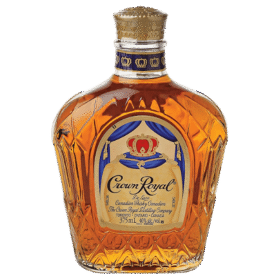 CROWN ROYAL 375ML is a premium Canadian whisky known for its smooth and rich flavor profile