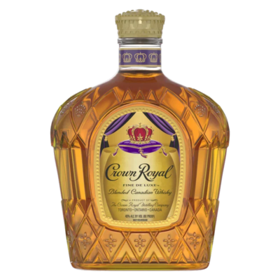 CROWN ROYAL 1L is a blended Canadian whiskey known for its smooth and rich flavor profile. It features notes of vanilla