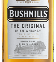 BUSHMILLS WHISKEY 750ML is an Irish whiskey known for its smooth and light flavor profile