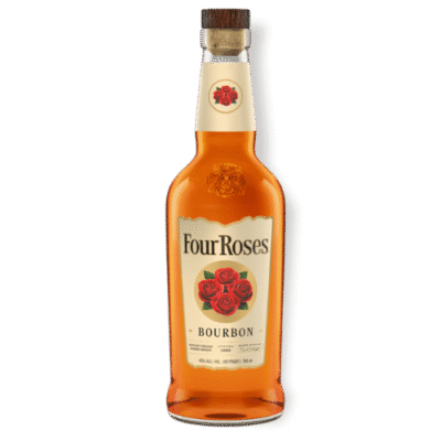 FOUR ROSES 750ML is a Kentucky bourbon known for its unique flavor profile that offers a rich blend of fragrant aromas and a smooth