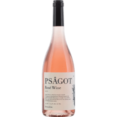 PSAGOT ROSE 750ML is a refreshing wine from the Psagot Winery in the Judean Hills region of Israel. This rosé exhibits bright flavors of red berries