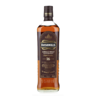 <p>BUSHMILLS 16 YR is a premium Irish whiskey hailing from the renowned Bushmills distillery in Northern Ireland. This expression features a rich flavor profile that includes notes of dried fruit