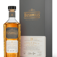 BUSHMILLS 12 YR WHISKEY is a rich Irish single malt that exhibits a harmonious blend of honeyed sweetness