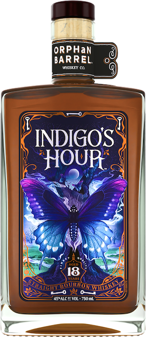 15j9imb0es7b7-2302182_1747981046274 ORPHAN BARREL INDIGOS HOUR 18YR is a premium whiskey with a rich flavor profile that features notes of caramel