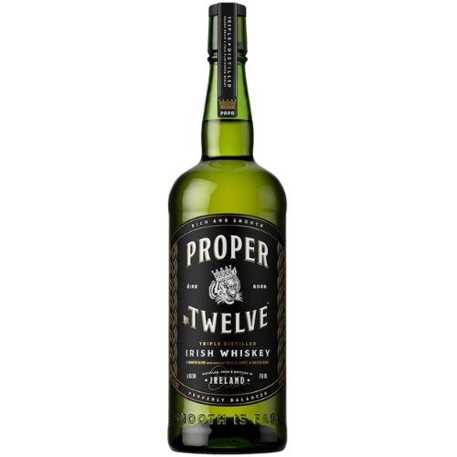 <p>PROPER TWELVE IRISH WHISKY is a smooth blend crafted from the finest ingredients in the heart of Ireland. This whiskey features notes of vanilla