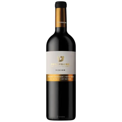 TEPERBERG VISION CAB PET SHIRAH 750ML is a blend of Cabernet Sauvignon and Shiraz