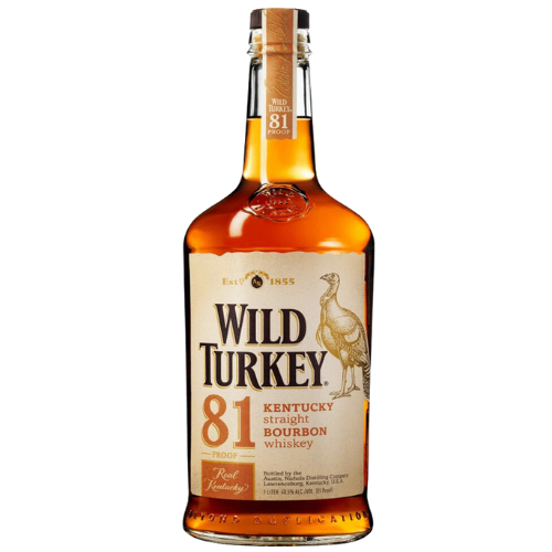 WILD TURKEY 81 is a Kentucky straight bourbon whiskey