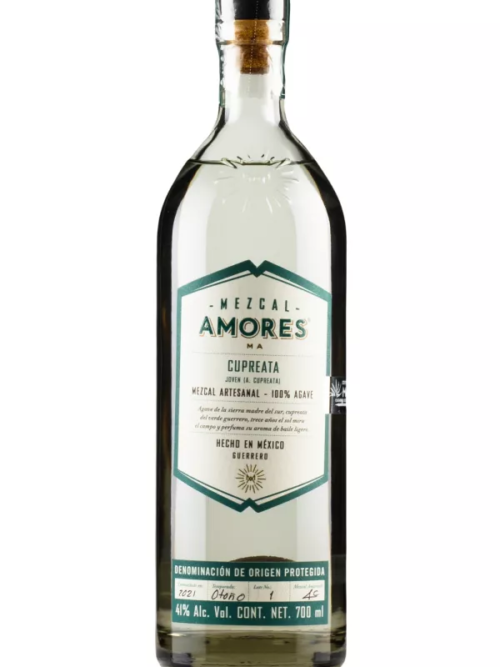 AMARAS MEZCAL CUPREATA 750ML showcases a distinct flavor profile characterized by its earthy and herbal notes
