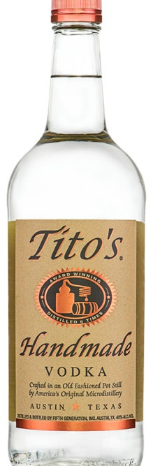 TITO'S HANDMADE VODKA is a premium distilled vodka known for its smooth