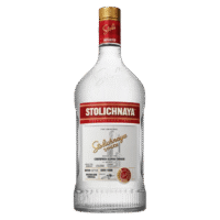 STOLI VODKA 1.75L is crafted in Russia using a blend of high-quality grains