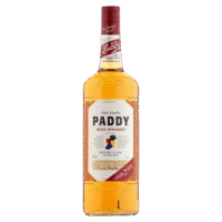 PADDY IRISH WHISKY is a smooth and triple-distilled whiskey that features a balanced flavor profile with notes of honey