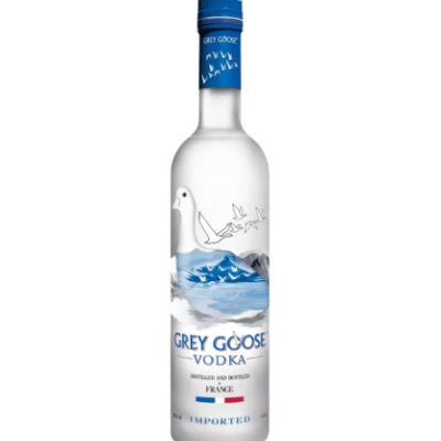 GREY GOOSE VODKA 375ML is a premium vodka crafted in the Cognac region of France. It is distilled from French wheat and natural spring water