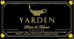 <p>YARDEN BLANC DE BLANC 750ML is a refreshing sparkling wine from the Golan Heights in Israel