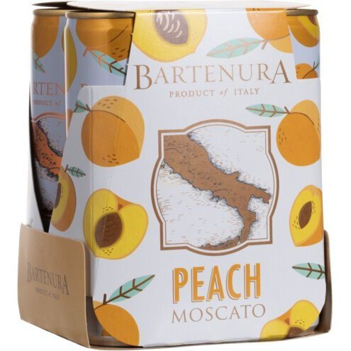 Bartenura Peach Moscato Cans deliver a refreshing blend of sweet