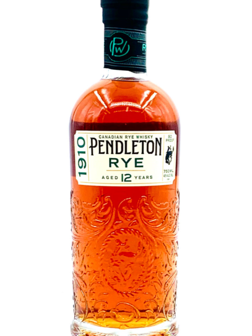 Pendleton 1910 Rye 12YR is a premium whiskey originating from the Pacific Northwest. This rye whiskey features a rich flavor profile with hints of caramel