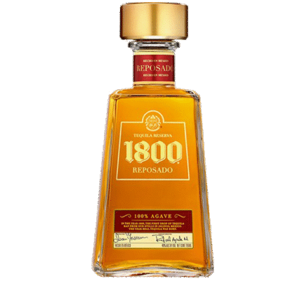 1800 Tequila Reposado is a premium tequila crafted from 100% blue Weber agave
