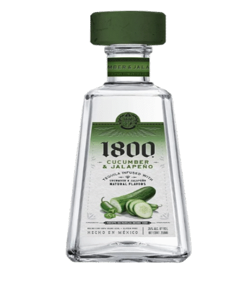 <p>1800 Cucumber & Jalapeno is a unique tequila that blends the crisp