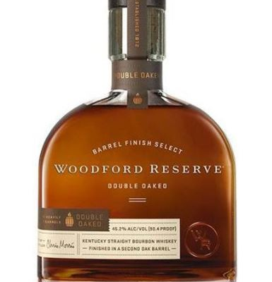 WOODFORD RESERVE DOUBLE OAK is a premium bourbon whiskey crafted in the heart of Kentucky's Bluegrass region. This unique expression undergoes a double maturation process