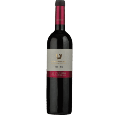 TEPERBERG VISION MERLOT is a premium red wine hailing from the renowned vineyards of Israel. This Merlot features a rich flavor profile characterized by dark fruit notes