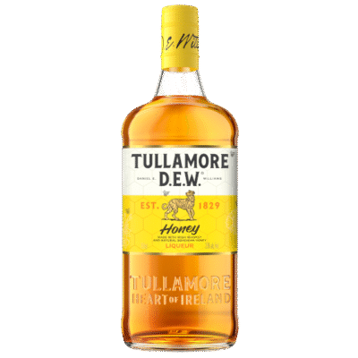 TULLAMORE DEW HONEY is an Irish whiskey liqueur featuring a harmonious blend of smooth Irish whiskey and natural honey. It delivers a sweet and rich flavor profile