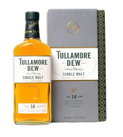 Tullamore DEW 12 Year is an Irish whiskey known for its smoothness and complexity. Aged for 12 years