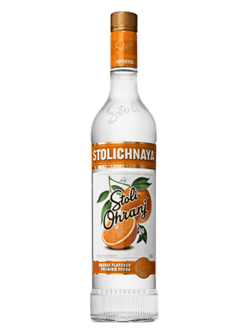 STOLI VODKA OHRANJ 750ML is a distinctive liquor featuring a blend of traditional vodka with a hint of orange. Originating from Russia