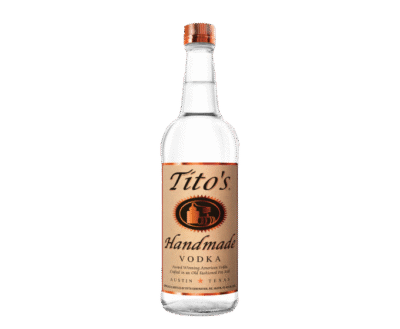 Tito's Handmade Vodka is distilled from corn in Austin