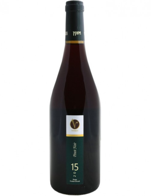 VITKIN PINOT NOIR is a 750ml red wine characterized by its elegant flavor profile