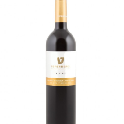 TEPERBERG VISION CAB PET SHIRAH 750ML is a blend of Cabernet Sauvignon and Shiraz