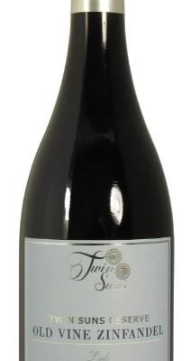 Twin Suns Old Vine Zinfandel is a rich red wine hailing from California