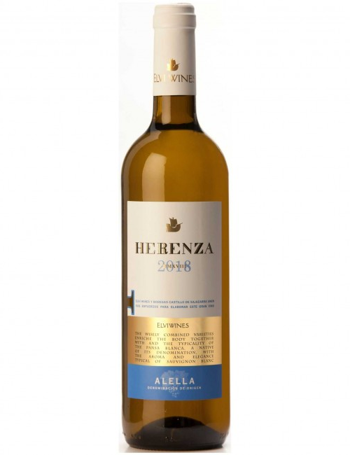 ELVI HERENZA WHITE 750ML is a crisp white wine from the renowned wine region of Rioja