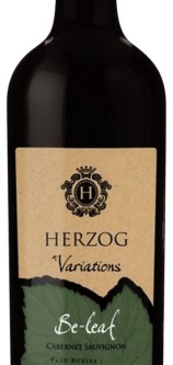 The Herzog Variations Be-Leaf Cabernet Sauvignon is a well-structured wine from California