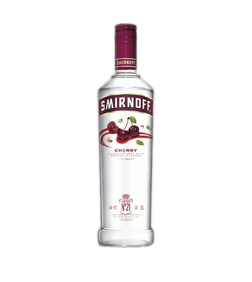 SMIRNOFF CHERRY 375ML is a fruit-infused vodka that features a refreshing cherry flavor