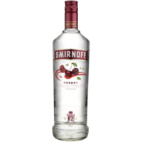 SMIRNOFF CHERRY 1L is a flavored vodka that combines the classic smoothness of Smirnoff with a vibrant cherry essence. Distilled in the USA