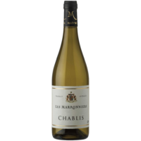 LES MARRONNIERS CHABLIS 750ML is a classic Chardonnay from the Chablis region in France