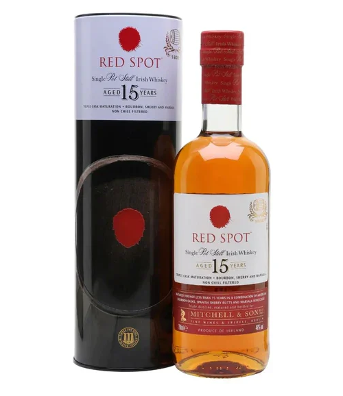 RED SPOT 750ML is a premium Irish whiskey known for its rich flavor profile