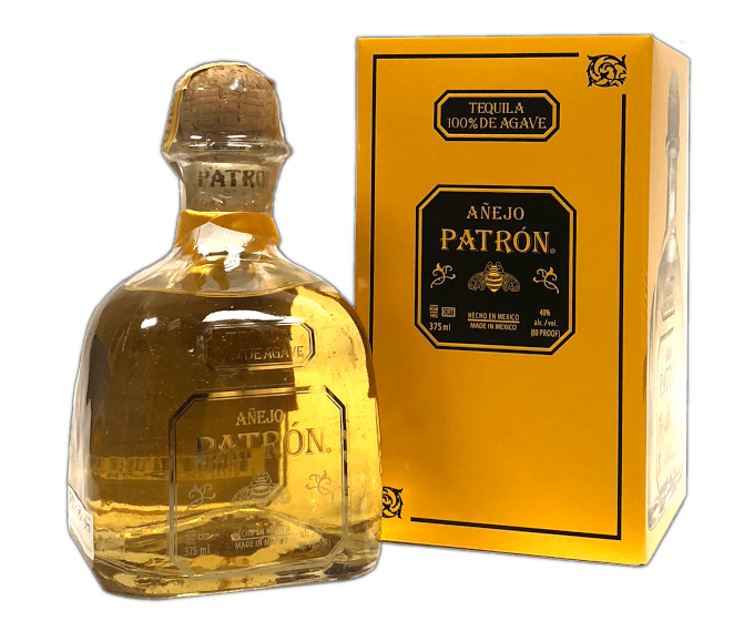 evcnimb0fa1h4-2308215_1747981878519 PATRON ANEJO 375ML is a premium tequila that showcases a rich flavor profile