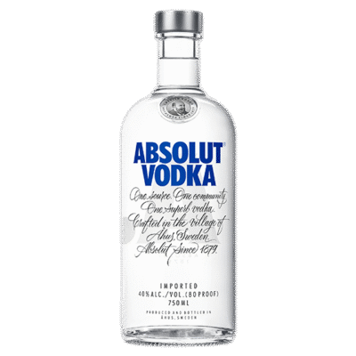 ABSOLUT 750ML is a premium vodka originating from Sweden