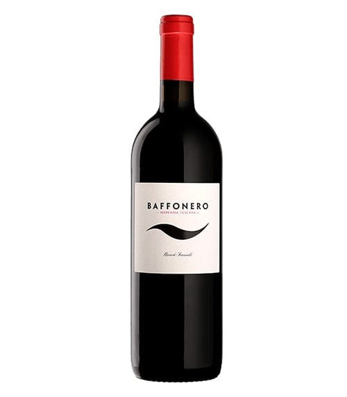 BAFFONERO MAREMMA TOSCANA is a red wine hailing from the scenic Maremma region of Tuscany