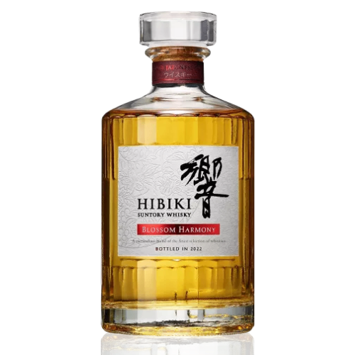 HIBIKI BLOSSOM HARMONY 750ML is a refined Japanese whisky that showcases a harmonious blend of floral notes