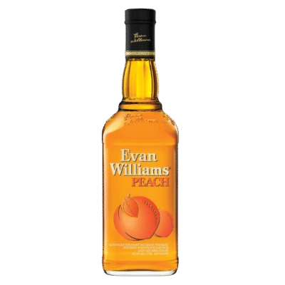 EVAN WILLIAMS PEACH is a flavored whiskey that offers a refreshing fusion of sweet peach and smooth bourbon notes. Produced in the United States