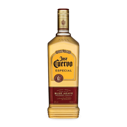 JOSE CUERVO GOLD 750ML is a premium tequila originating from the Jalisco region of Mexico. It offers a smooth flavor profile characterized by hints of caramel