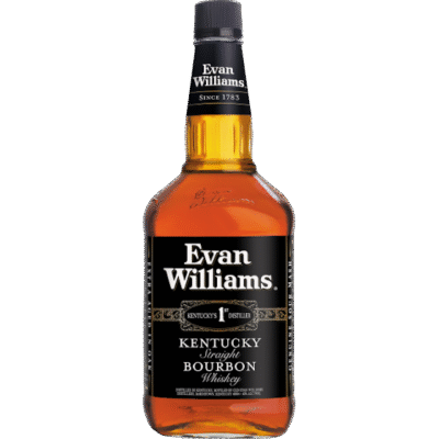 EVAN WILLIAMS BLACK 1.75L is a Kentucky straight bourbon whiskey