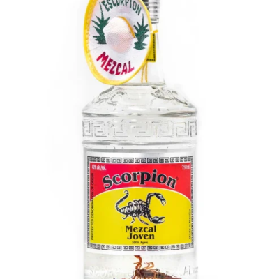 SCORPION MEZCAL SILVER is an artisanal mezcal crafted from the finest agave plants in Oaxaca