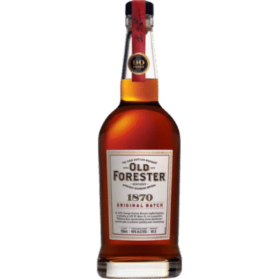 OLD FORESTER 1870 is a rich Bourbon whiskey hailing from the historic distilleries of Kentucky. It is known for its well-balanced flavor profile